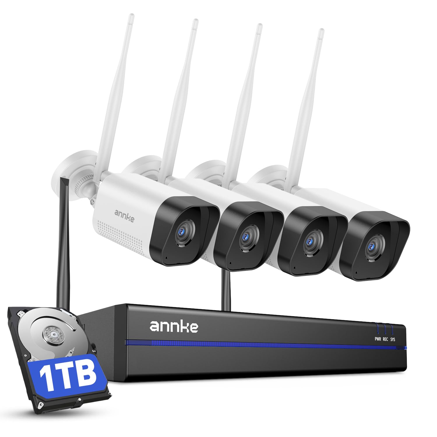 Amazon.com : ANNKE 4K 16CH Wireless Security Camera System, 8MP